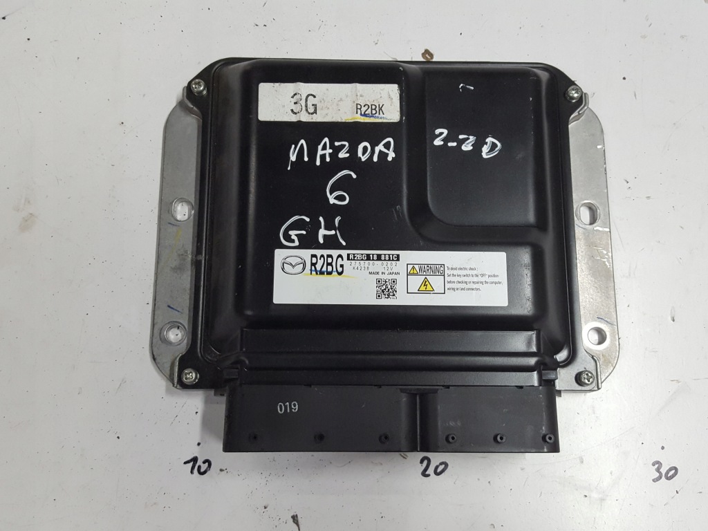 фото №1, Mazda 6 ii gh lift 10-12r 2.2 mzr-cd бортовой компьютер двигателя r2bg18881c