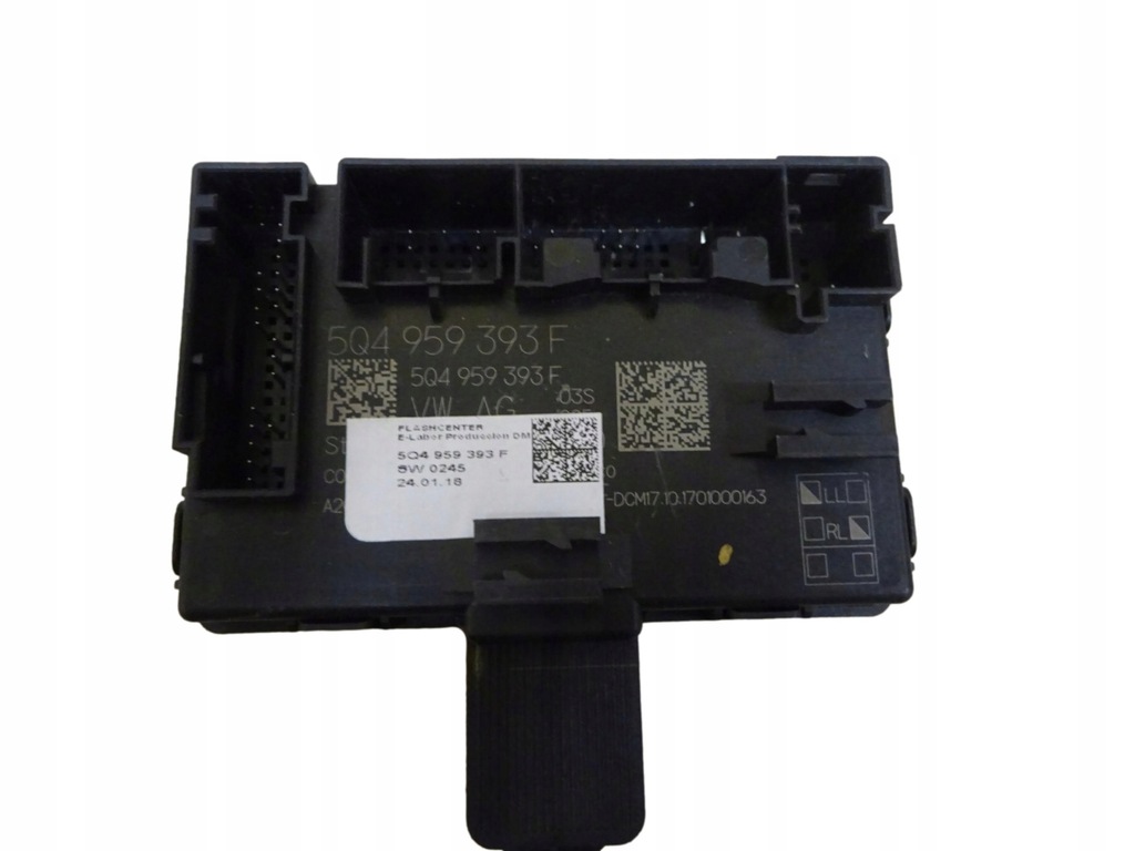 фото №1, Vw audi skoda модуль двері правий 5q4959393f