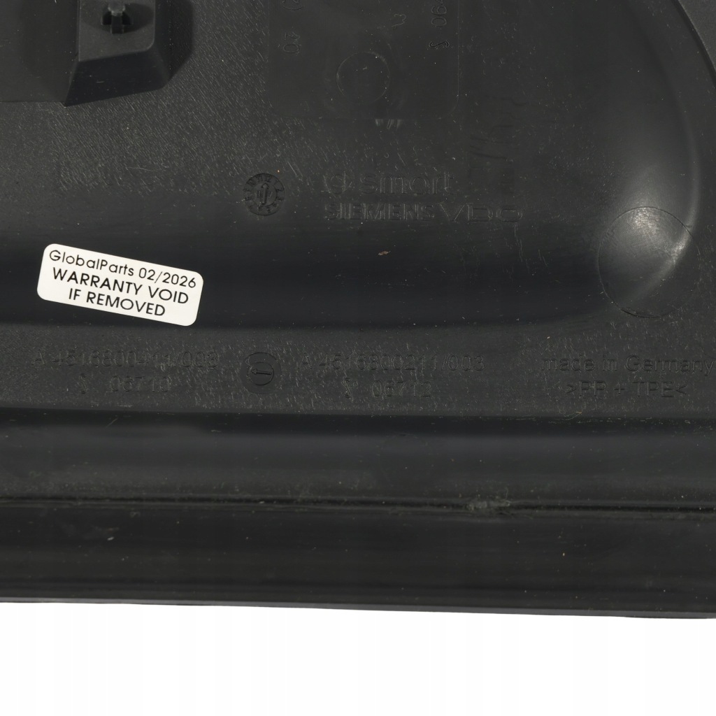 Smart fortwo 451 защита панели приборной панели правая czarna a4516800411 Оригинал