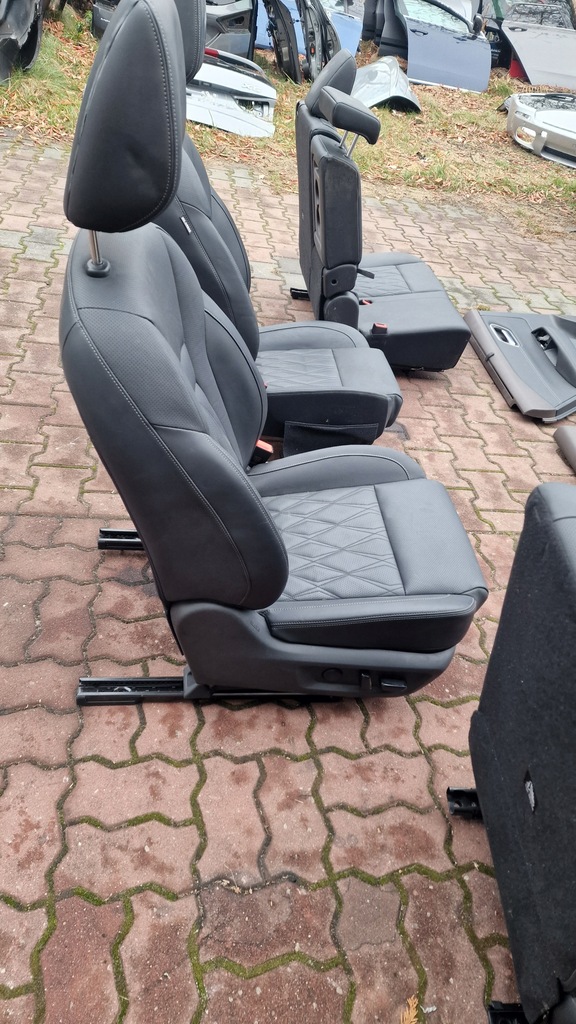 фото №9, Сиденья заднее сиденье подлокотник обшивки nissan x-trail t33 подогрев память europa