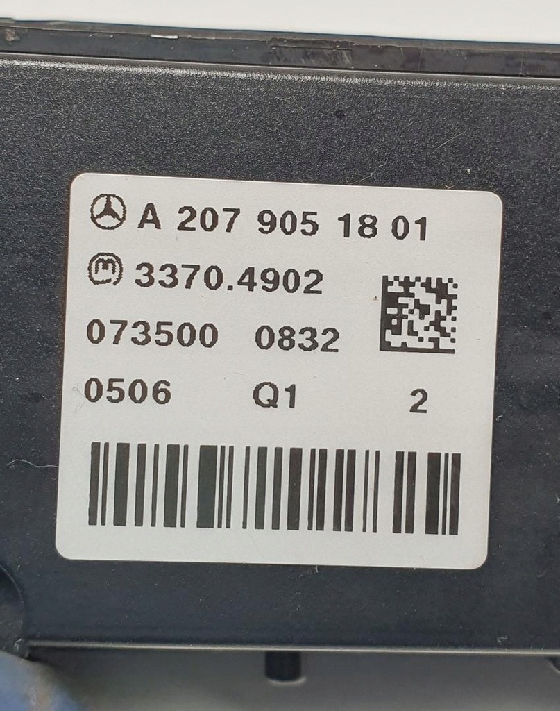 фото №7, Панель кнопки подогрев сидений pdc mercedes w207