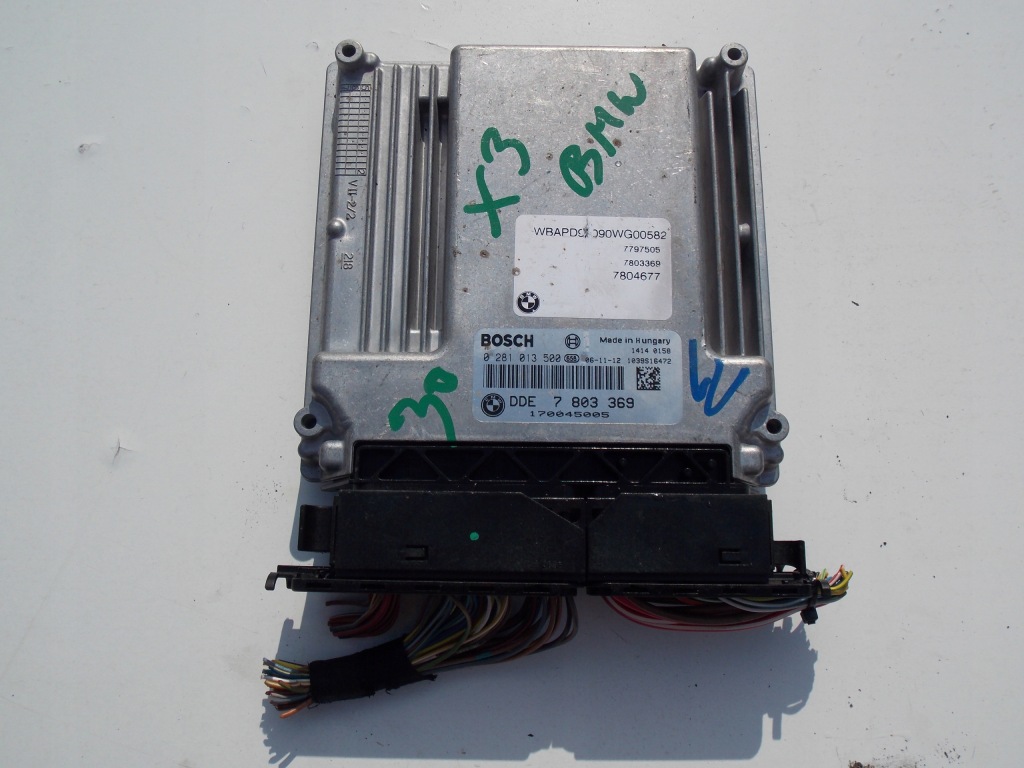 фото №1, Бортовой компьютер bmw e83 x3 3.0 d 0281013500 dde7803369