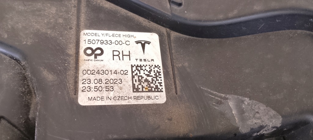 Купить Фара противотуманная фара led drl правый tesla model 3 y 1507933-00-c оригинал