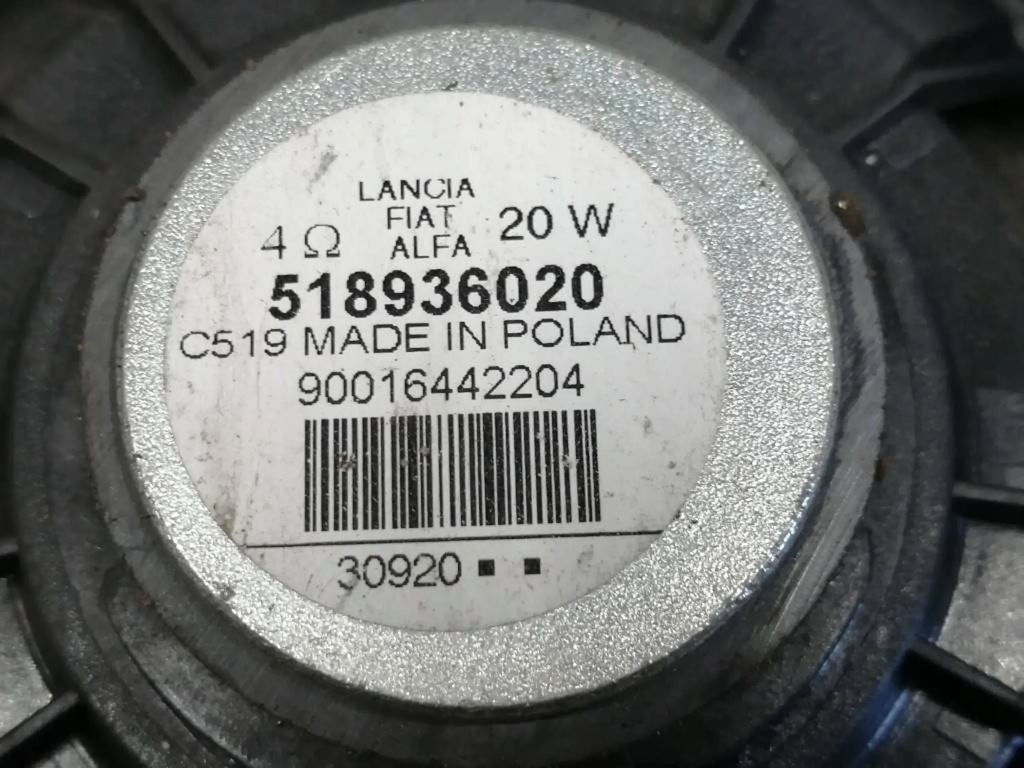 фото №3, Fiat tipo ii динамик дверь перед передний