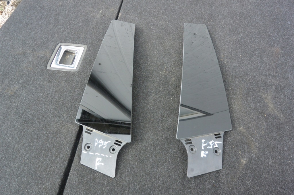 фото №1, Защита стойка стеклянная правая левая tesla model s