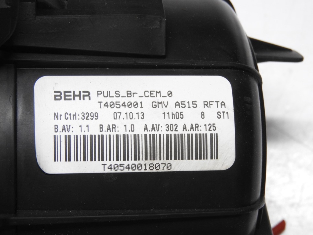 фото №14, Citroen ds3 09-14 вентилятор вентилятор t4054001