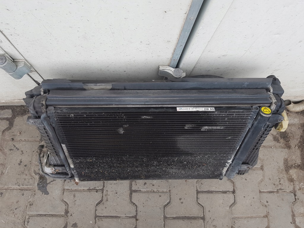 фото №3, Vw eos lift 10r- 1.4 tsi радиатор вентиляторы