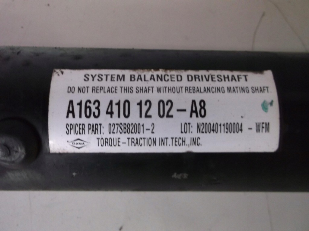 Wał привідний автоматична коробка передач w163 2.7 cdi # в Україні
