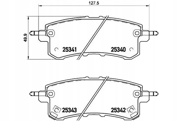 фото №1, Brembo тормозные колодки тормозные infiniti qx56 56
