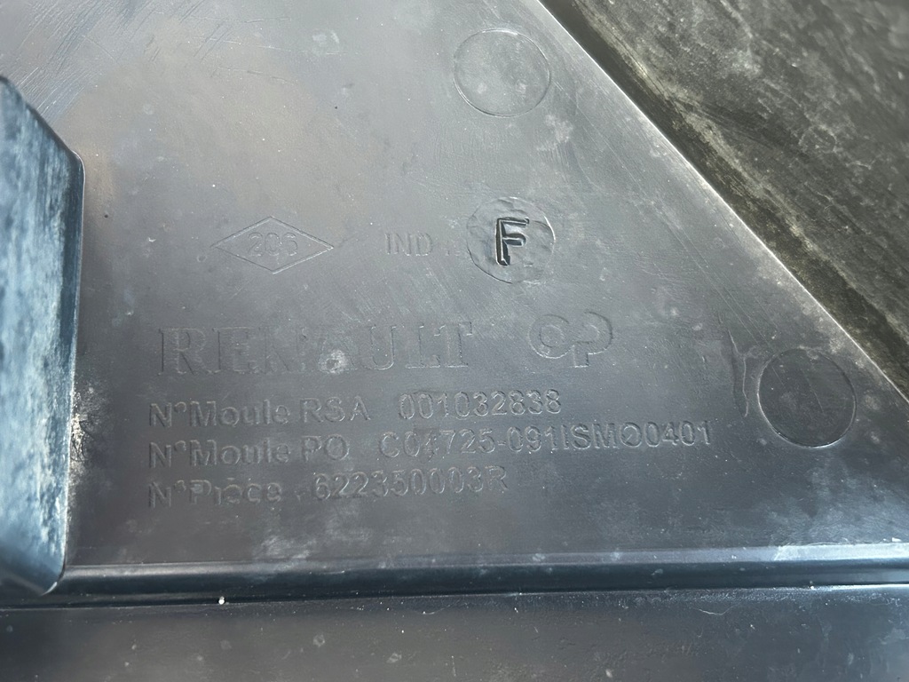 фото №11, Renault scenic iii плита pod бампер перед передня