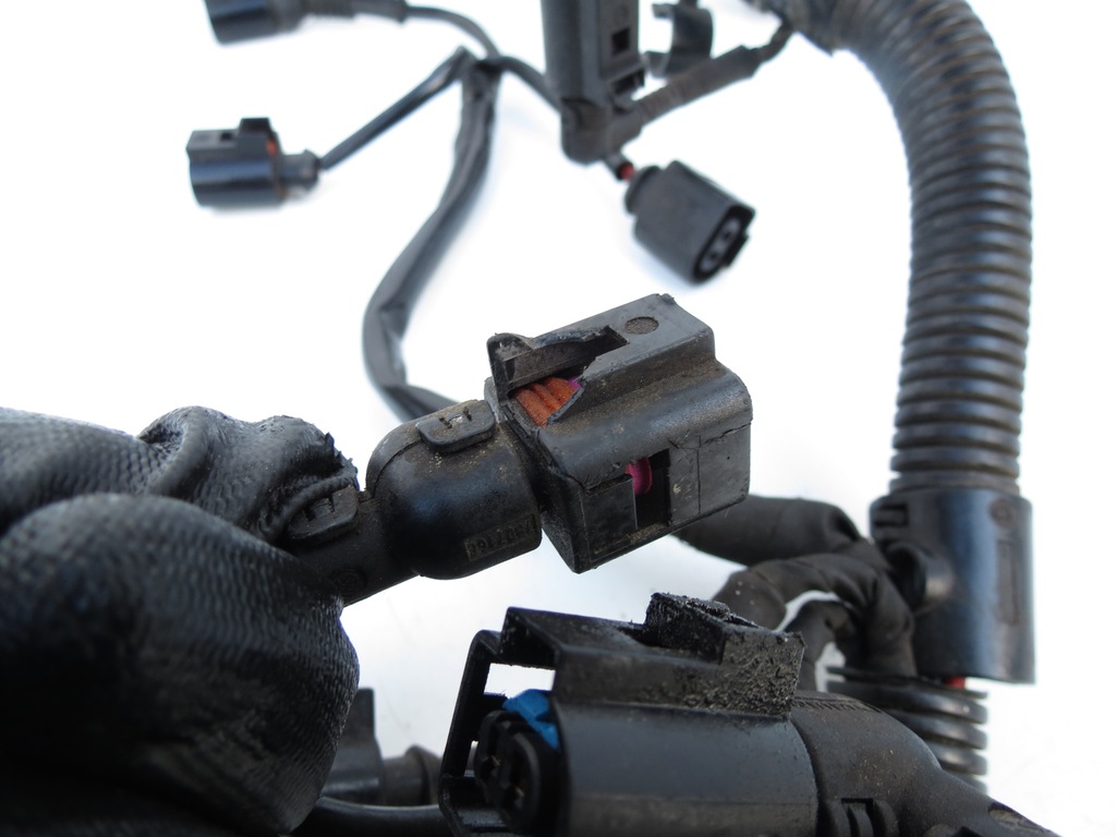 фото №7, Жгут электропроводка двигателя bhk audi q7 4l 3.6 fsi