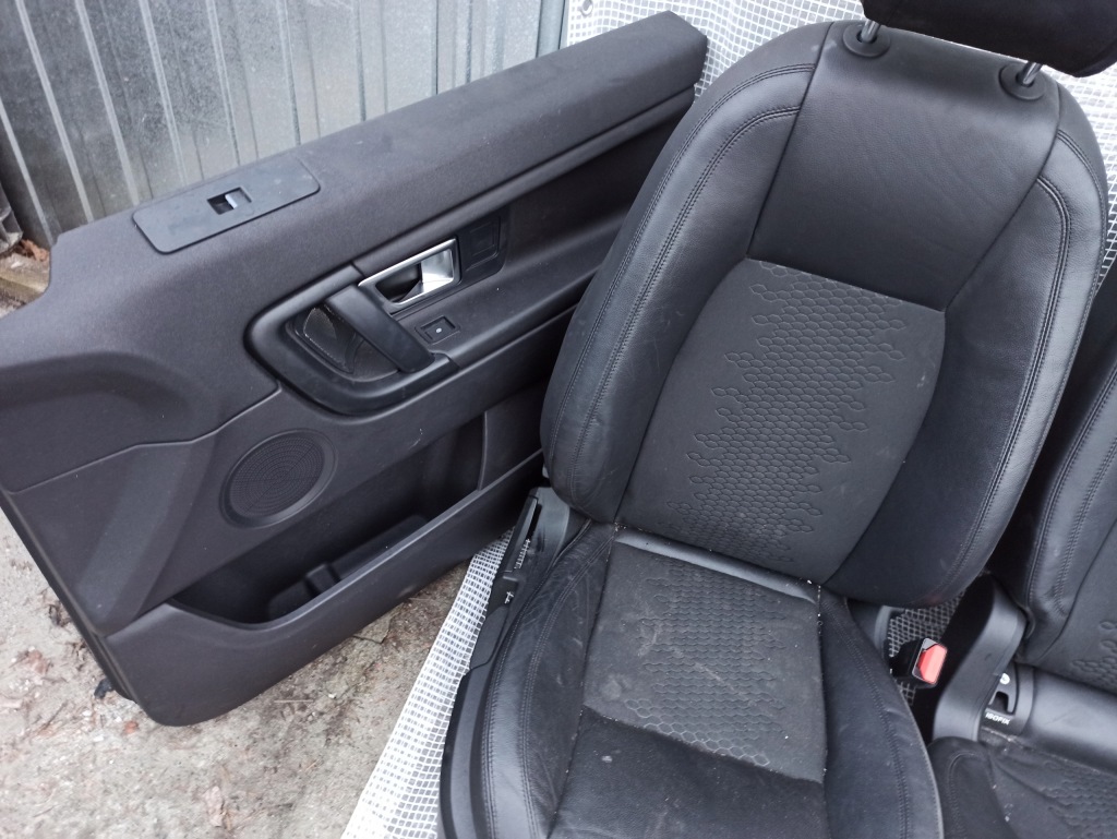 фото №4, Discovery sport l550 заднє сидіння сидіння комплект шкіра czarna підігрів салон