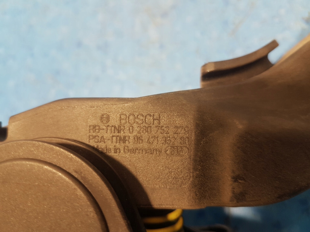 фото №5, Peugeot 1007 потенціометр газу 9647135280