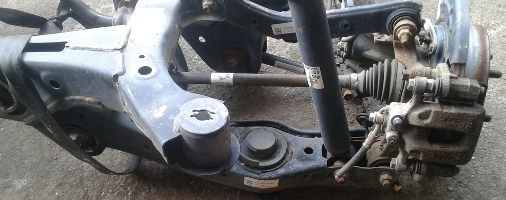 фото №13, Балка подвеска приводной вал суппорты задняя kia sportage iv 4 1,6 t-gdi 15-22