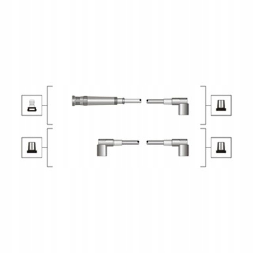 Купить Набор трубопровод зажигания magneti marelli 941319170052