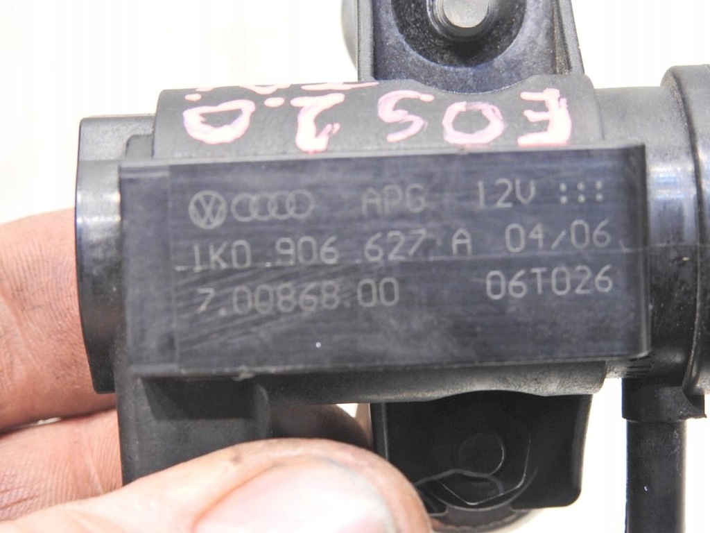 фото №6, Клапан вакуумa vw eos 2.0 tdi 1k0906627a 70086800