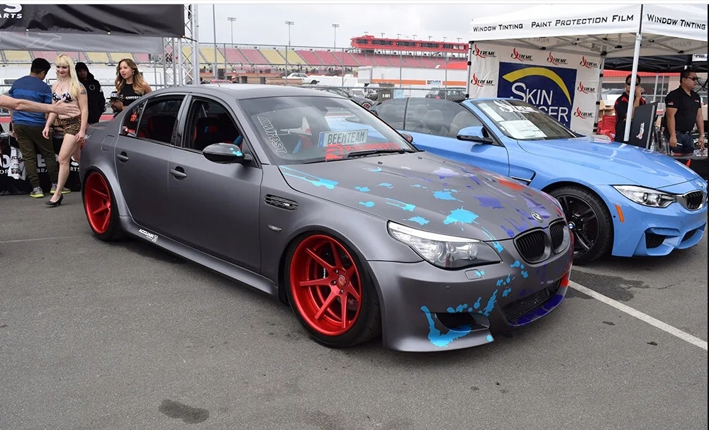 фото №13, Bmw 5 e60 m5 бамперы пороги спойлер широкий кузов kit