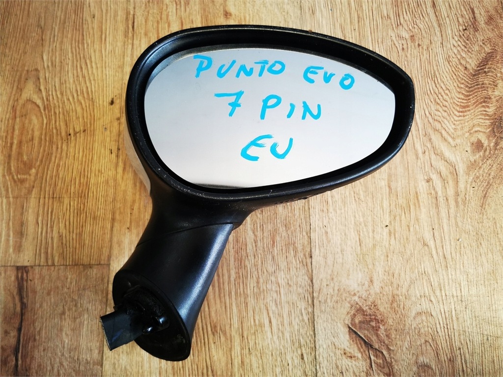 фото №7, Fiat punto evo дзеркало праве 7 pin europa