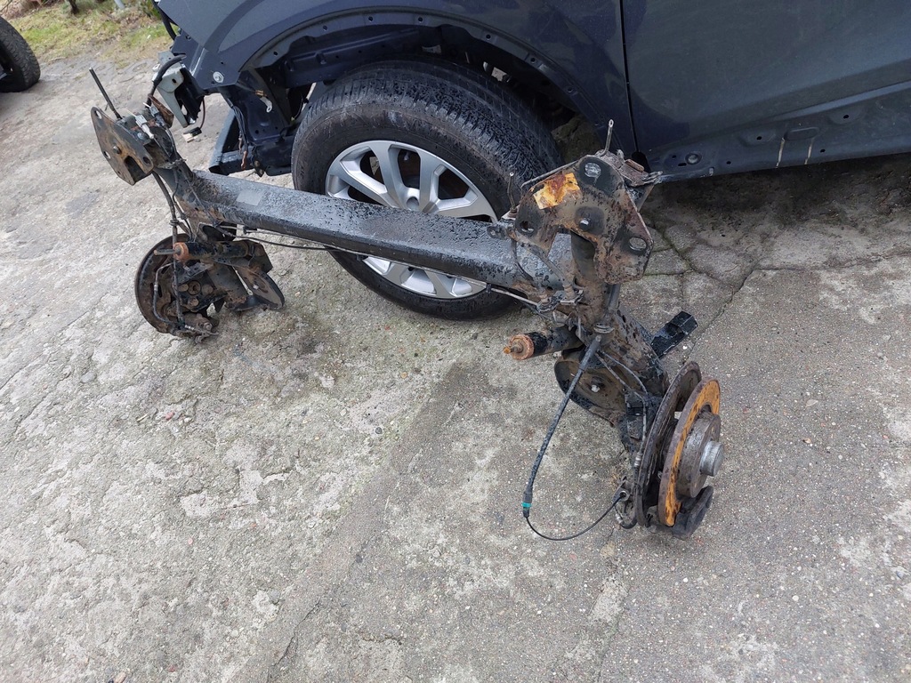 фото №1, Балка задняя oś renault kangoo iii 08- citan na тормозные диски