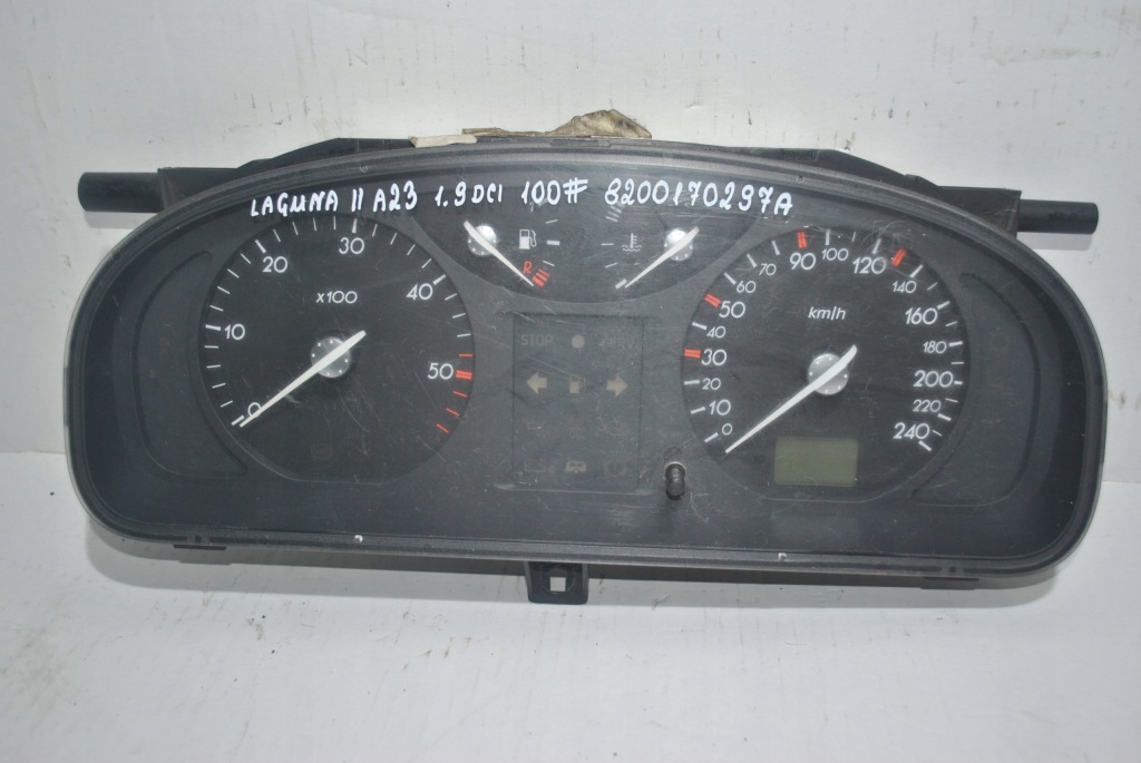 фото №1, Счетчик приборная панель renault laguna ii 1.9dci 8200170297a