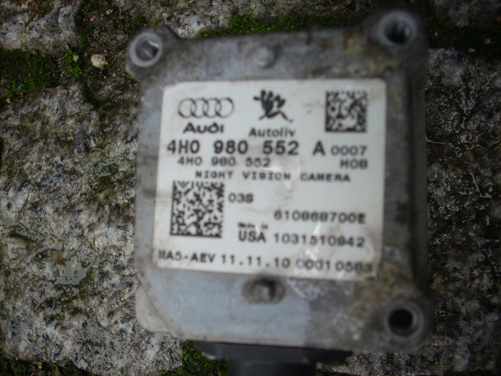 фото №5, Audi a8 d4 камера ніч vision 4h0980552a ew. a6 c7 a7 4g8 4g0980552a модуль