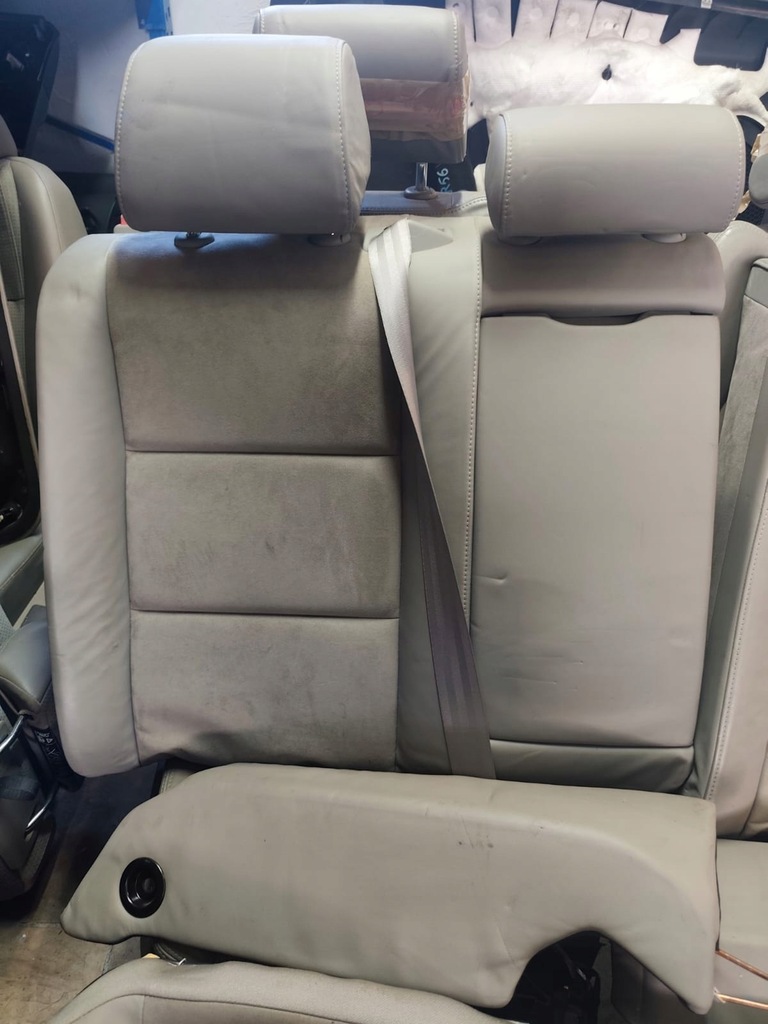 фото №6, Audi a6 c6 04- сиденья заднее сиденье полукожа alcantara