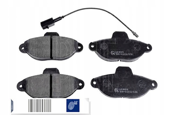 фото №1, Blue print тормозные колодки тормозные перед fiat 500 cinquec