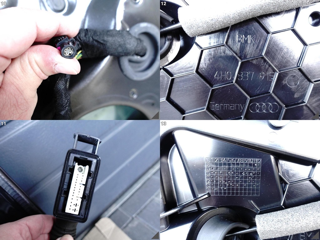 фото №11, Audi a8 s8 d4 4h0 09-17 lift дверь левая перед с стекло демонтаж kolor:4n4n