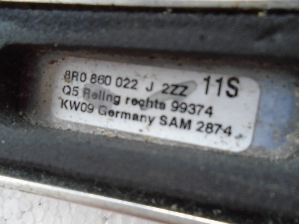 фото №6, Рейлінги дахові 8r0860022j audi q5