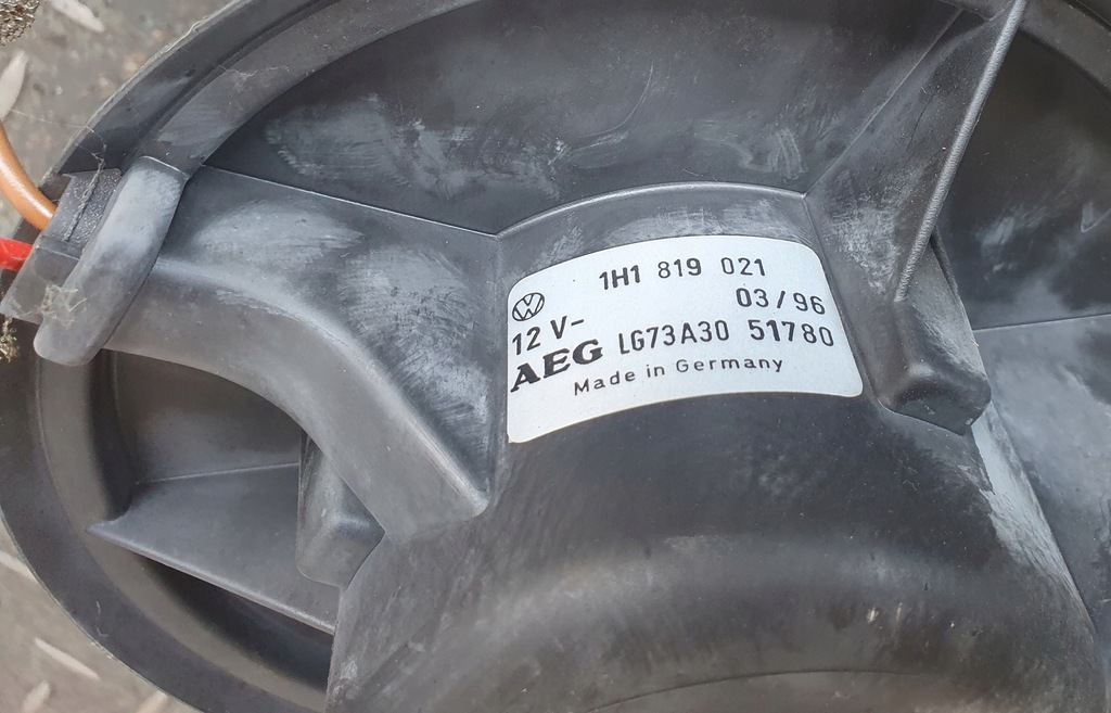 фото №3, Воздуходувка вентилятор vw golf iii