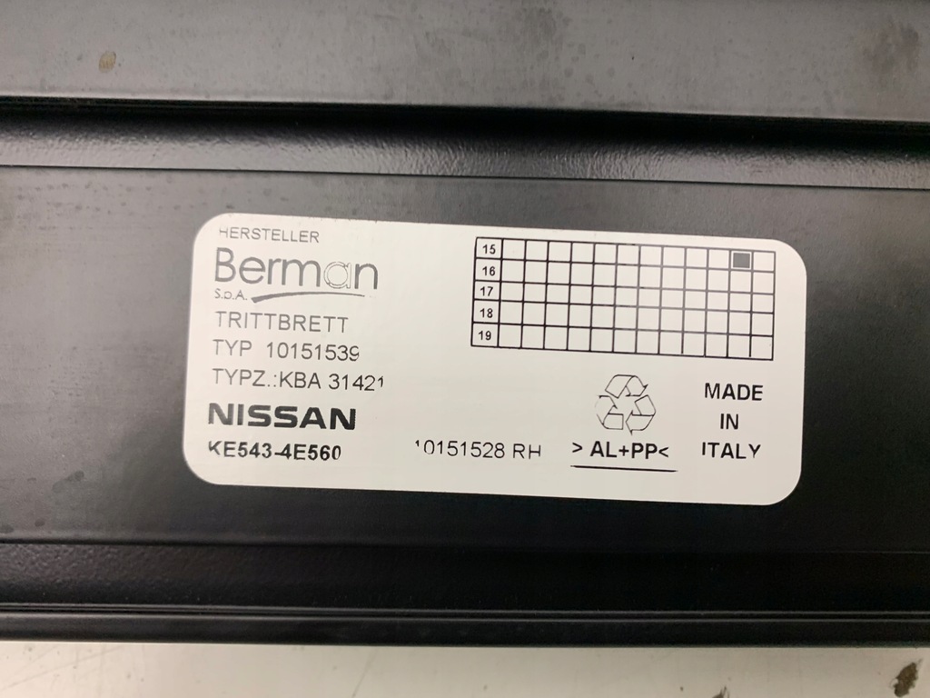 фото №6, Nissan qashqai j11 подножка пороговый молдинг порог левый правый оригинал 13-21