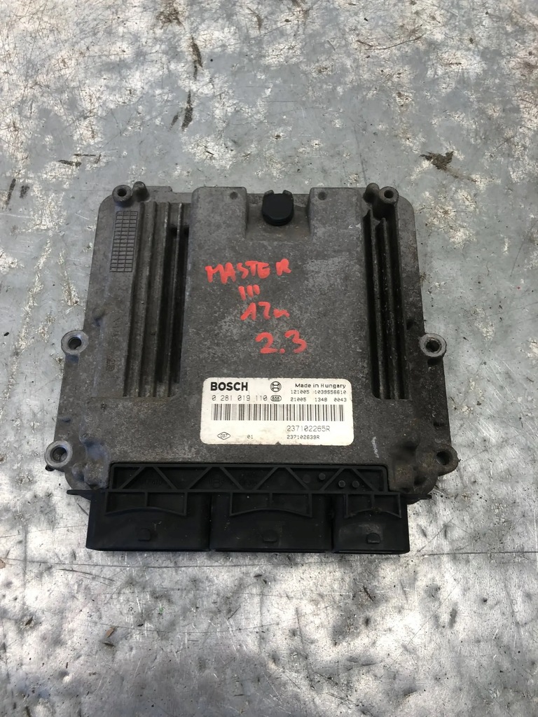 фото №1, Бортовой компьютер двигателя 2.3 m9t870 renault master iii 237102265r