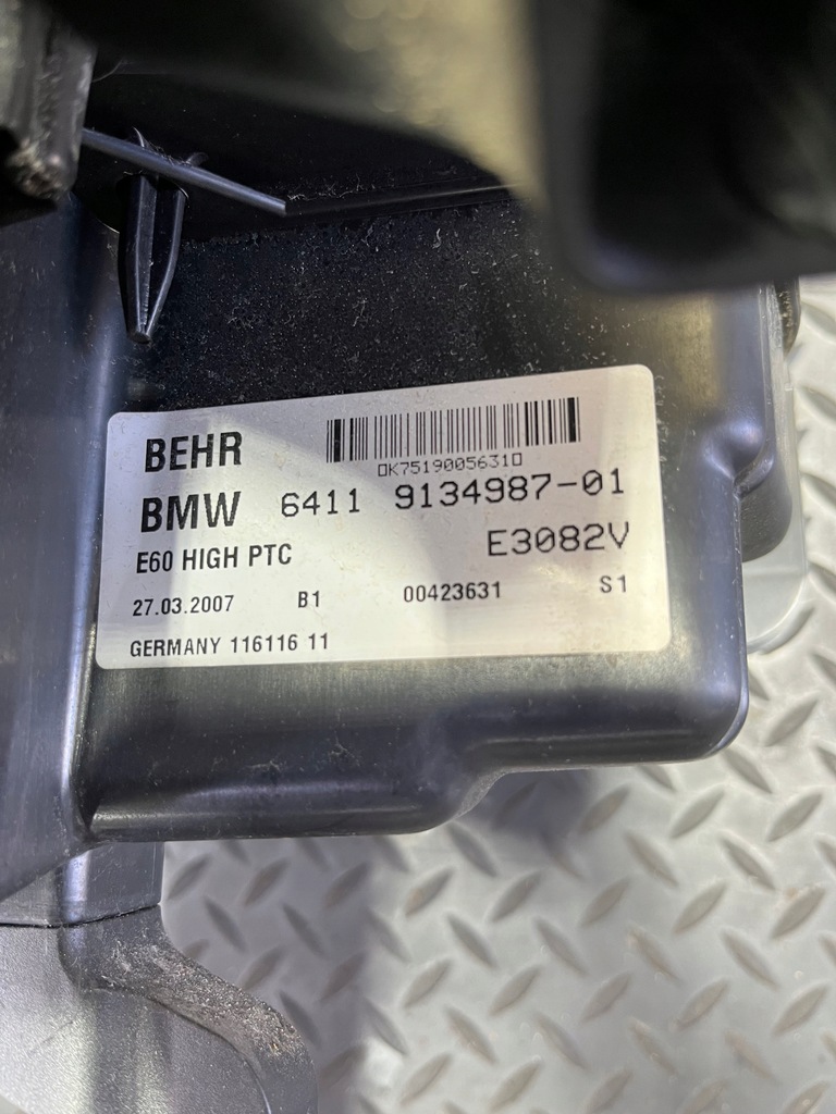 фото №10, Отопитель воздуходувка 2 зона bmw e60 e61 9134987
