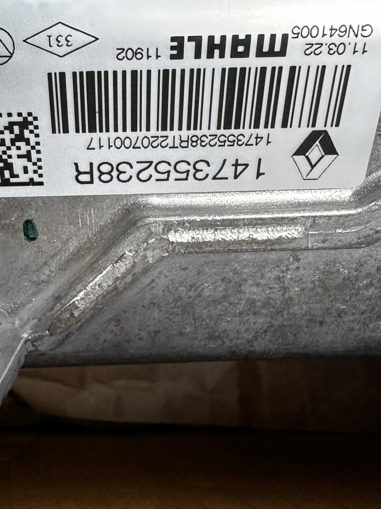 фото №7, Радиатор выхлопных газов egr r master iii 2.3dci ren 147355238r