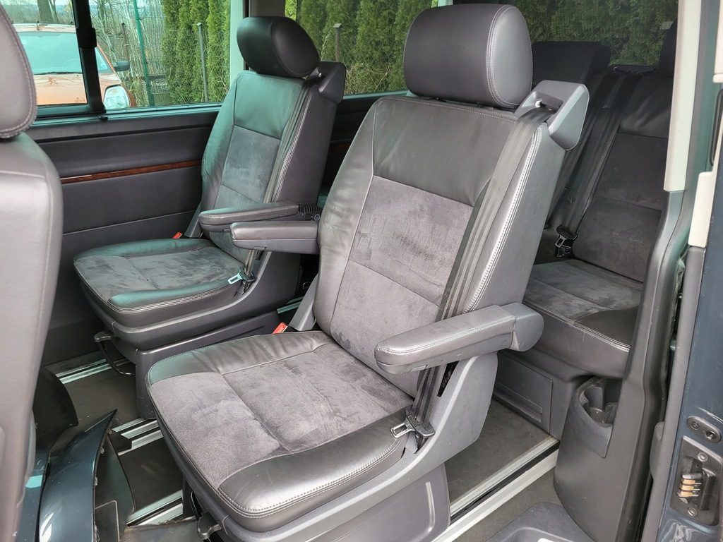 фото №7, Vw t5 t6 multivan caravelle сидіння сидіння перед салон рейки алькантара