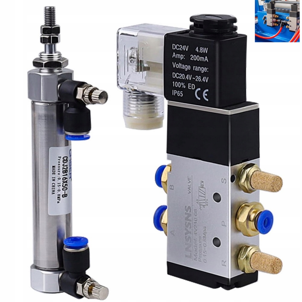 фото №10, Клапан elektromagnetyczny24v200ma1/4 легка електропроводка низькі знос energii