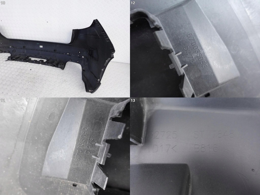 Maserati levante m161 16- бампер задня 4xpdc Доставка