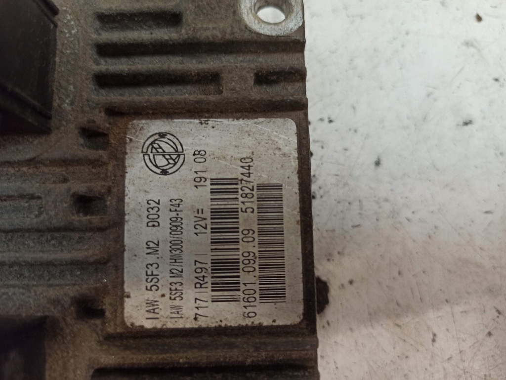 фото №8, Fiat punto 1.4b 8v бортовий комп'ютер блок керування 51827440