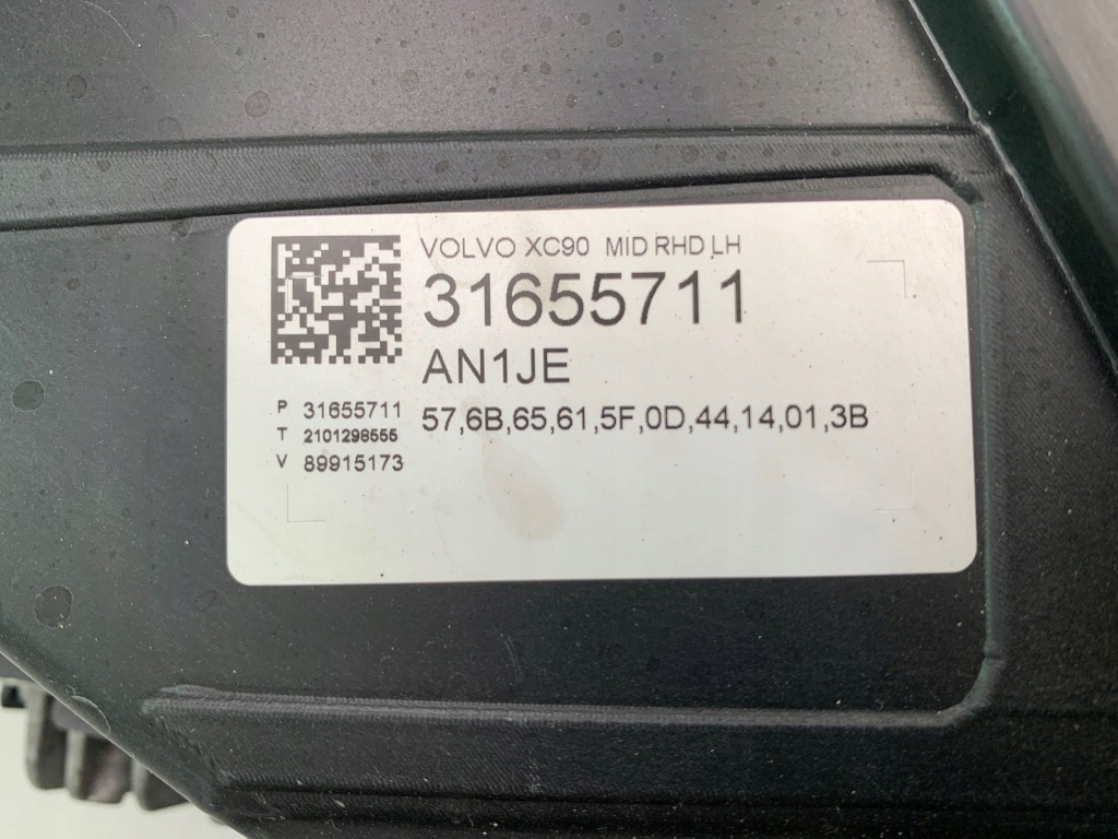 Volvo xc90 2 фара левый перед mid led идеальная uk rhd 31655711 Недорого