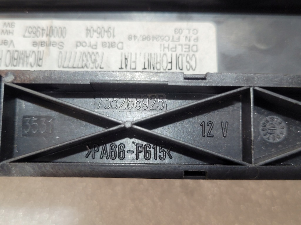 фото №4, Alfa romeo 147 панель света аварийных обдув