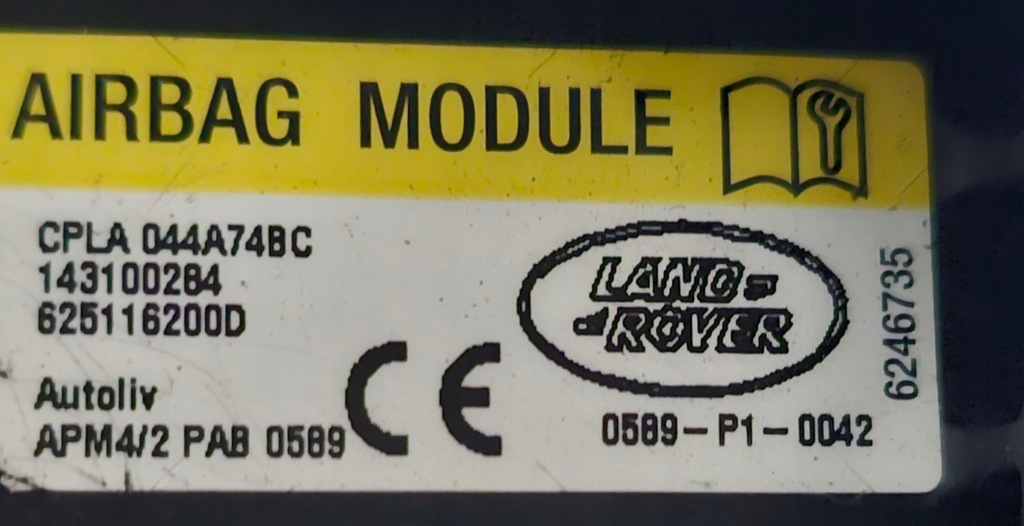 фото №6, Range rover sport l494 vogue l405 discovery l462 подушка подушка безопасности пассажира