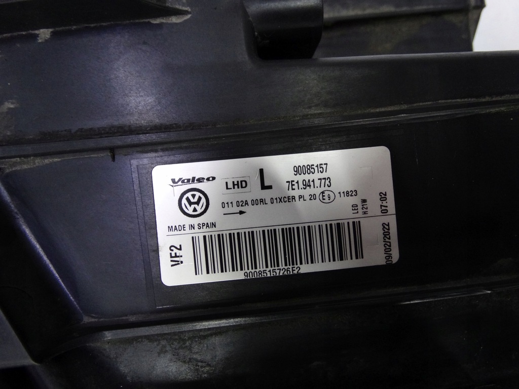 фото №14, Vw t6 multivan transporter 15-19 лампа левая full led 7e1941773 оригинальная