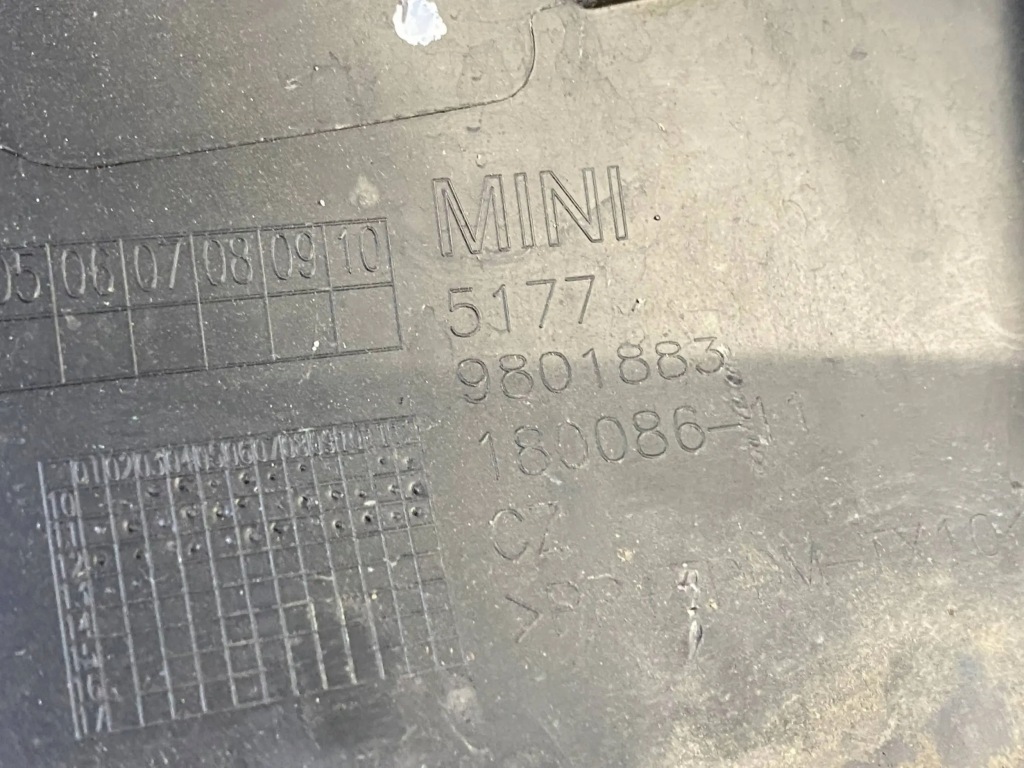 фото №5, Mini cooper countryman r60 молдинг крыла левая задняя 51779801883