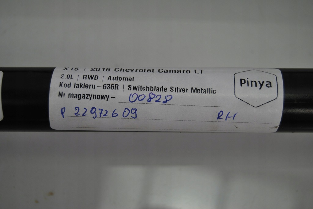 фото №6, Приводной вал правая задняя chevrolet camaro 3.6l 2016+