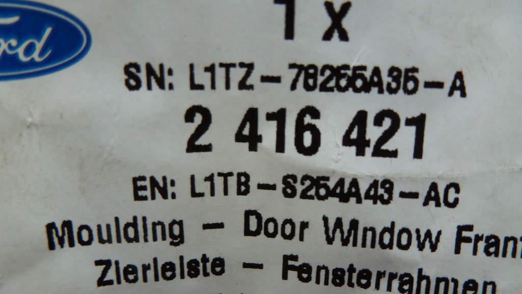 фото №4, Ford puma mk2 заглушка дверь задняя левая l1tb-s254a43