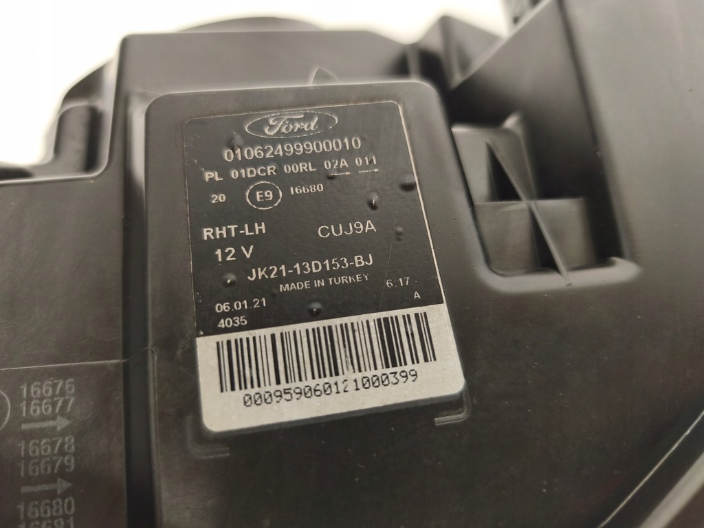 фото №16, Лампа правая левая ксенон ford custom lift