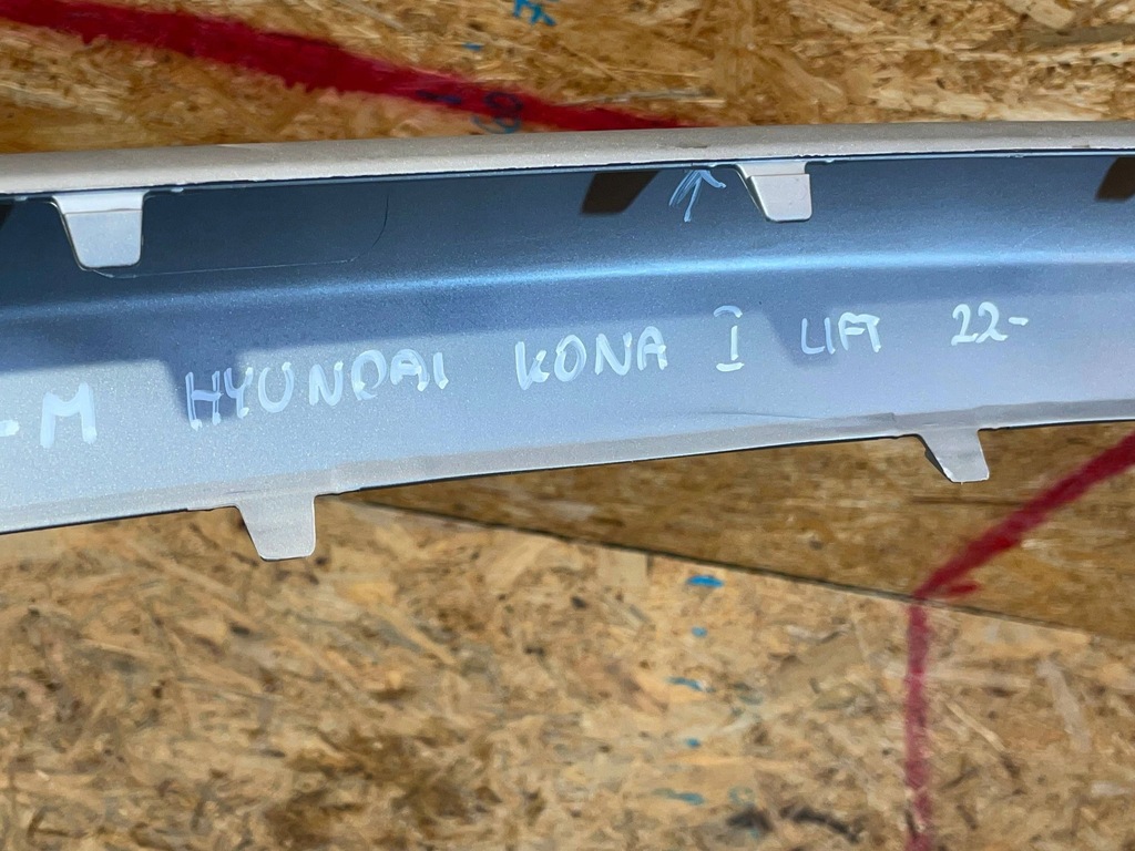 фото №15, Hyundai kona i 1 os lift 20-23 спойлер молдинг накладка бампера перед