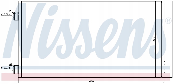 фото №11, Конденсатор радіатор кондиціонера [nissens]