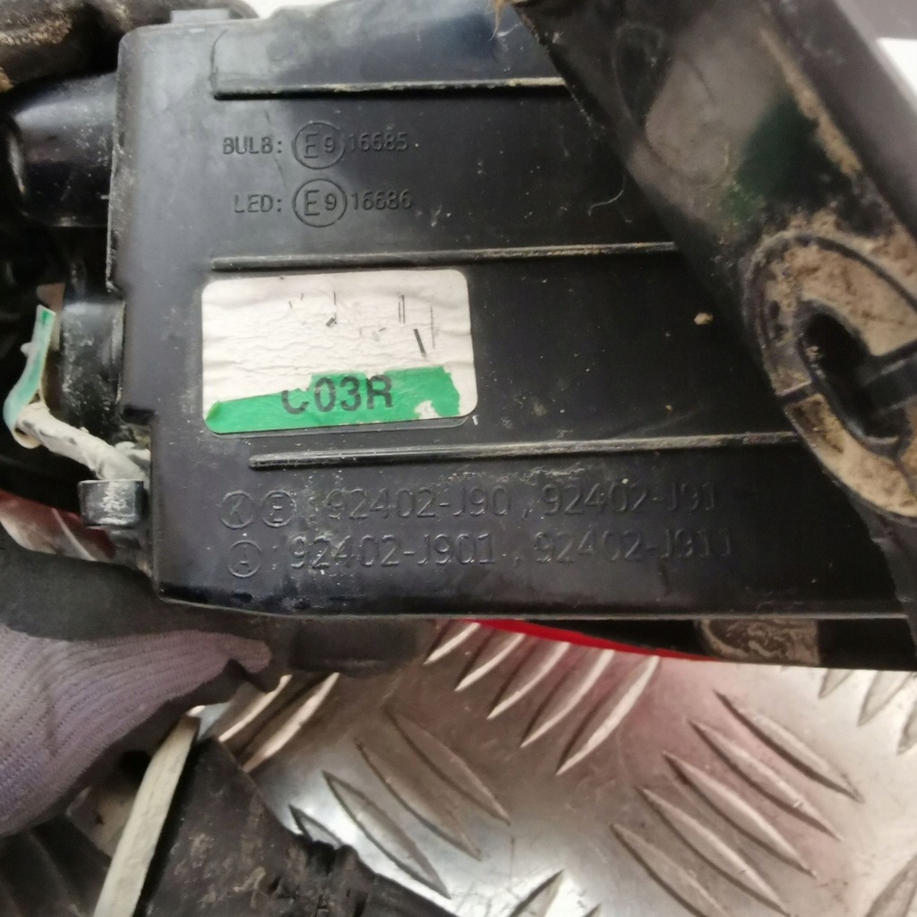 фото №8, Hyundai kona i 2020 правая сторона лампа задняя 92402j91