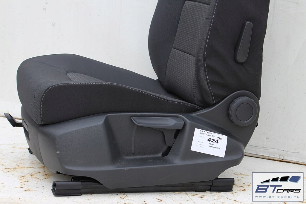 фото №9, Vw golf 7 sportsvan сиденья комплект сидений сидений сиденья сиденье обивка